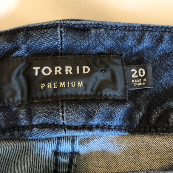 Women’s size 20 torrid premium jeggings blue jeans - Picture 8 of 11